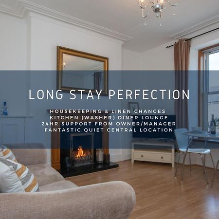 Dwellcome Home Ltd 1 Bed Apt, Half Mile To Union Street Yet Quiet, Free Parking, Fast Wifi, Ideal For Long Term Contractor, Etc Stays, Fully Equipped Kitchen, Regular Housekeeping Option - See Our Site For Assurance Aberdeen Exterior photo